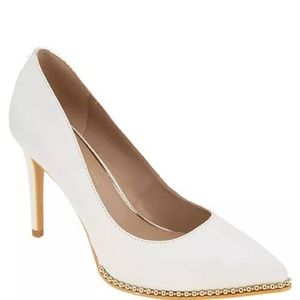 BCBGeneration White Pumps - worn once inside